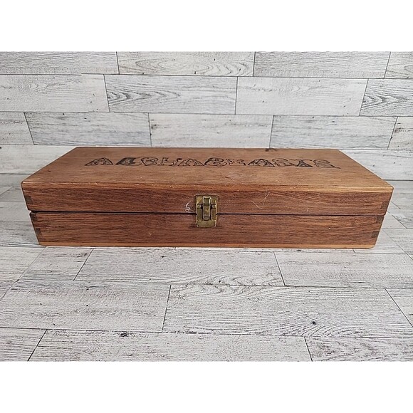 Vintage Alphabeasts Rubber Stamps Alphabet Animals Wood Box Set All Night Media - Picture 7 of 8